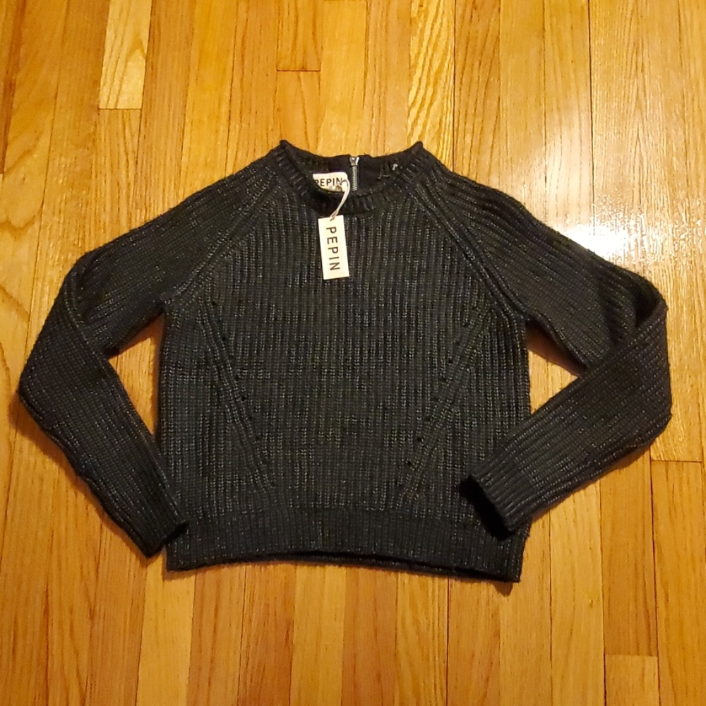 PEPIN anthropologie black sweater